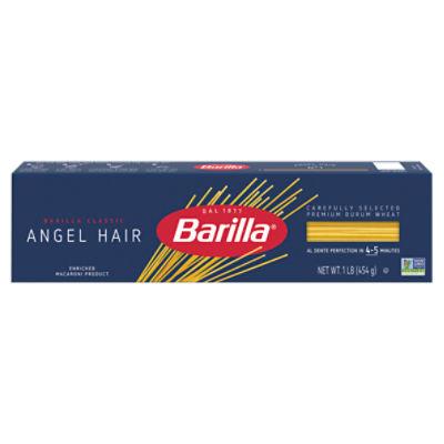 Barilla Angel Hair Pasta Non-GMO, Kosher Certified, 16 oz