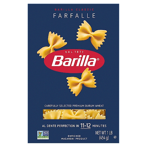 Barilla Classic Farfalle N°65 Pasta, 1 lb
Enriched Macaroni Product
