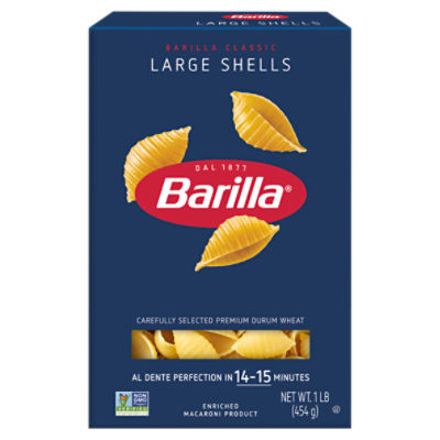 Barilla Large Shells N.93 Pasta, 1 lb