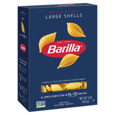 Barilla Large Shells N.93 Pasta, 1 lb