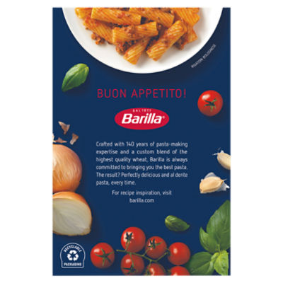 Barilla Rigatoni Pasta Non-GMO, Kosher Certified, 16 oz.