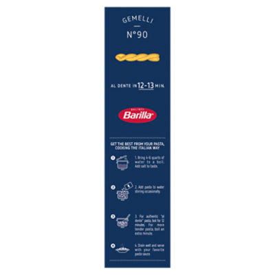 Barilla Gemelli Pasta Non-GMO, Kosher Certified, 16 oz