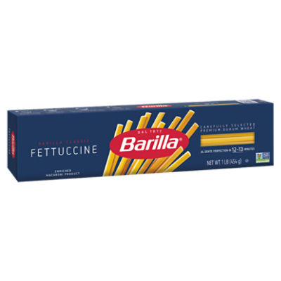 Barilla Fettuccine Pasta Non-GMO, Kosher Certified, 16 oz