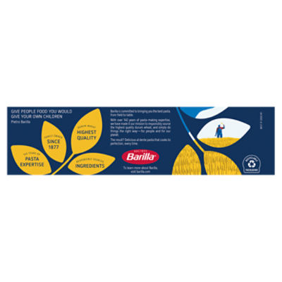 Barilla Fettuccine Pasta Non-GMO, Kosher Certified, 16 oz