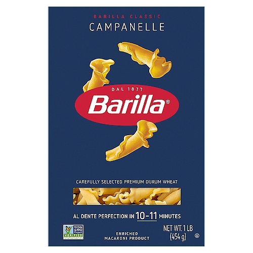 Barilla Campanelle N°99 Pasta, 1 lb
Enriched Macaroni Product