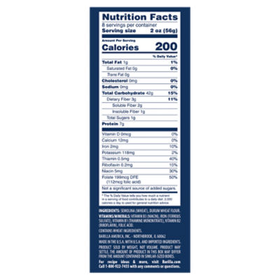 Barilla Campanelle Pasta Non-GMO, Kosher Certified, 16 oz