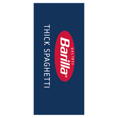 Barilla Thick Spaghetti Pasta Non-GMO, Kosher Certified, 16 oz