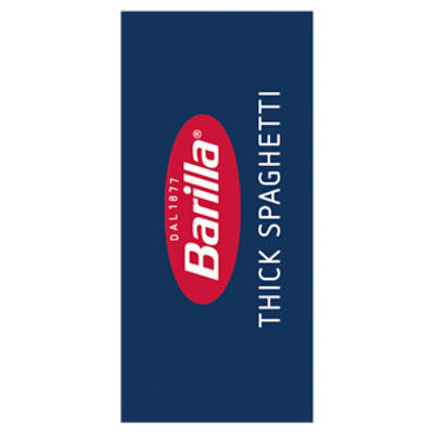 Barilla Thick Spaghetti Pasta Non-GMO, Kosher Certified, 16 oz
