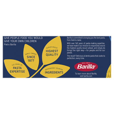 Barilla Thick Spaghetti Pasta Non-GMO, Kosher Certified, 16 oz