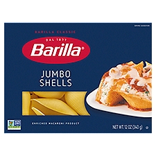 Barilla Jumbo Shells n.333, Pasta, 12 Ounce