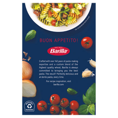 Barilla Classic Tri-Color Rotini N°381 Pasta, 12 oz