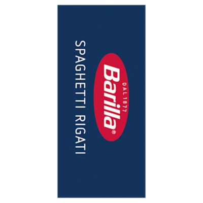 Barilla Spaghetti Rigati Pasta Non-GMO, Kosher Certified, 16 oz