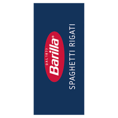Barilla Spaghetti Rigati Pasta Non-GMO, Kosher Certified, 16 oz