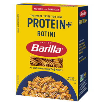 Barilla Protein+ Rotini Grain & Legume Pasta, 14.5 oz