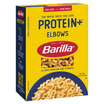 Barilla Protein+ Elbows Grain & Legume Pasta, 14.5 oz