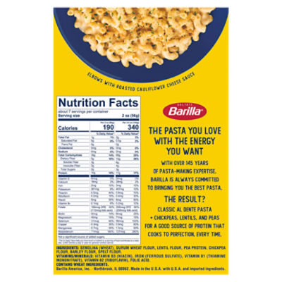 Barilla Protein+ Elbows Grain & Legume Pasta, 14.5 oz