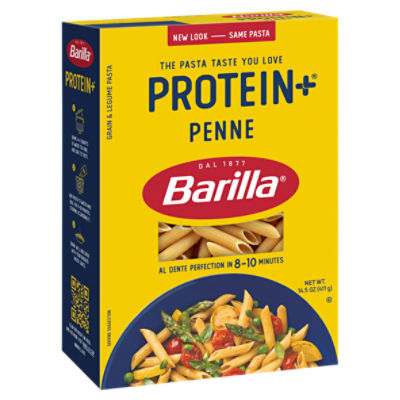 Barilla Protein+ Penne Grain & Legume Pasta, 14.5 oz