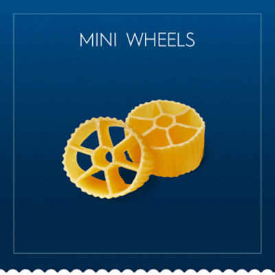Barilla Mini Wheels Pasta Non-GMO, Kosher Certified, 16 oz