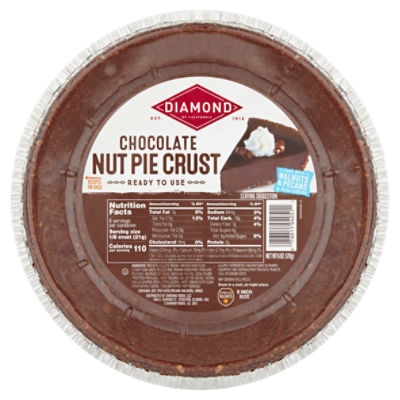 Diamond of California Chocolate Nut Pie Crust, 6 oz - ShopRite