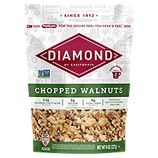 Diamond Chopped Walnuts, 8 Ounce