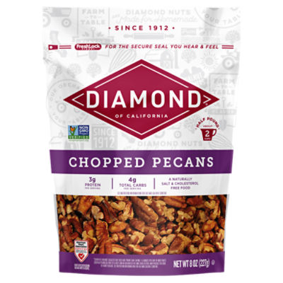 Diamond of California Chopped Pecans, 8 oz