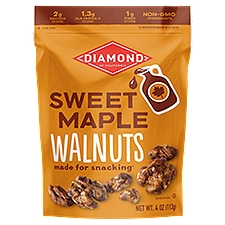Diamond of California Sweet Maple Walnuts, 4 oz, 4 Ounce