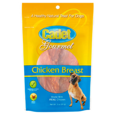 Cadet Gourmet Chicken Breast Treat for Dogs, 3 oz
