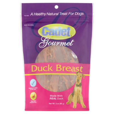 Cadet Gourmet Duck Breast Treat for Dogs, 3 oz