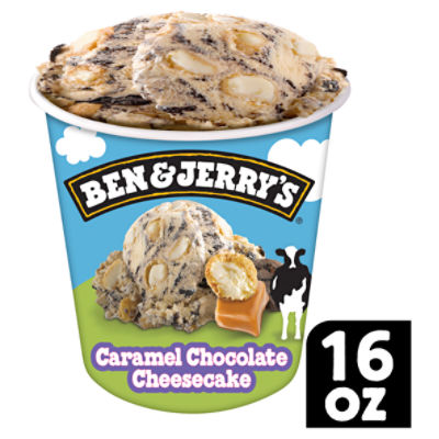 Ben & Jerry's Caramel Chocolate Cheesecake Ice Cream Pint 16oz, 1 Pint