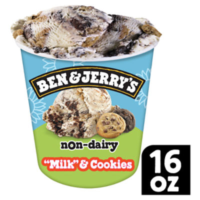 Ben & Jerry's Non-Dairy "Milk" & Cookies Vanilla Frozen Dessert 16 oz