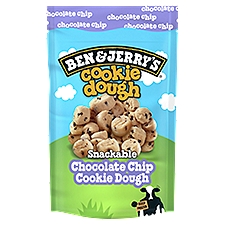 Ben & Jerry's Snackable Chocolate Chip, Cookie Dough, 8 Ounce