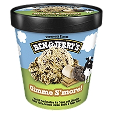 Ben & Jerry's Vermont's Finest Gimme S'more! Ice Cream, one pint
