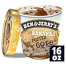Ben & Jerry's Non-Dairy Bananas Foster Core Frozen Dessert 16 oz, 1 Pint