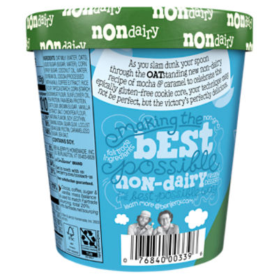 Ben Jerry s Non Dairy Boom Chocolatta Core Frozen Dessert 16 oz