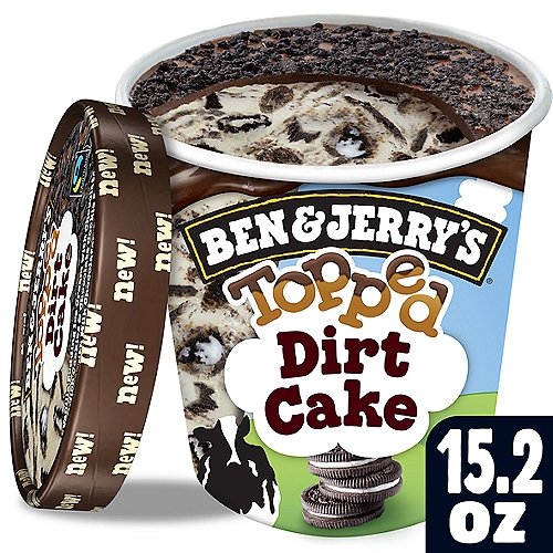 Ben & Jerry's Dirt Cake Topped Ice Cream, 15.2 fl oz