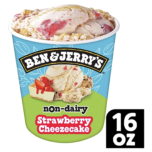 Ben & Jerry's Non-Dairy Strawberry Cheezecake Frozen Dessert 16 oz