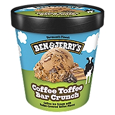 Ben & Jerry's Coffee Toffee Bar Crunch Ice Cream, 16 Ounce