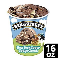 Ben & Jerry's New York Super Fudge Chunk, Ice Cream, 16 Ounce