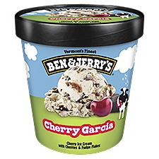 Ben & Jerry's Vermont's Finest Cherry Garcia, Ice Cream, 16 Pint