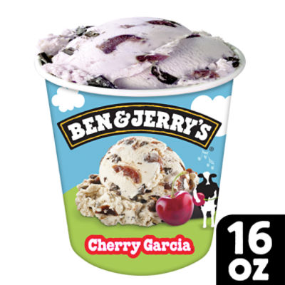 Ben & Jerry's Vermont's Finest Cherry Garcia Ice Cream, one pint, 16 Pint