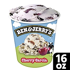Ben & Jerry's Vermont's Finest Cherry Garcia Ice Cream, one pint, 16 Pint