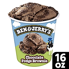 Ben & Jerry's Vermont's Finest Chocolate Fudge Brownie Ice Cream, one pint, 1 Pint