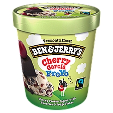 Ben & Jerry's Cherry Garcia FroYo Frozen Yogurt, 16 Ounce