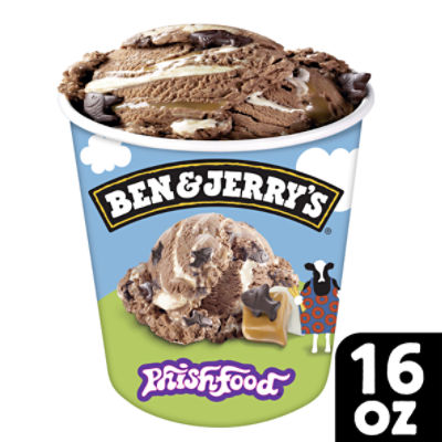 Ben & Jerry's Vermont's Finest Phish Food Ice Cream, one pint