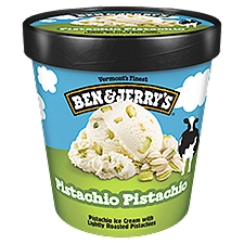 Ben & Jerry's Pistachio Pistachio Ice Cream Pint 16 oz