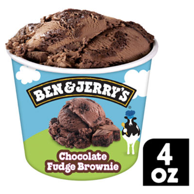 Ben & Jerry's Chocolate Fudge Brownie Ice Cream, 4 oz