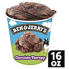 Ben & Jerry's Vermont's Finest Chocolate Therapy Ice Cream, one pint