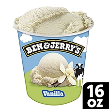 Ben & Jerry's Vermont's Finest Vanilla Ice Cream, one pint