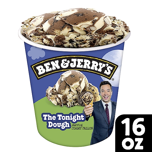 Ben & Jerry's Vermont's Finest The Tonight Dough Ice Cream, one pint
Caramel & Chocolate Ice Creams with Chocolate Cookie Swirls & Gobs of Chocolate Chip Cookie Dough & Peanut Butter Cookie Dough