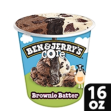 Ben & Jerry's Brownie Batter Core, Ice Cream, 16 Ounce